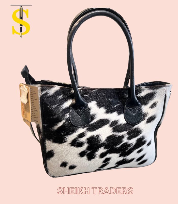 Cowhide Tote Bag: Stylish, Durable, and Sustainable - Sheikh Traders ...